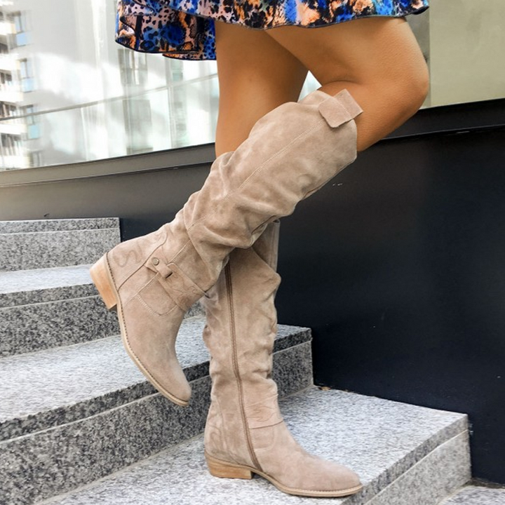 Kelly - Luxurious Suede Boots