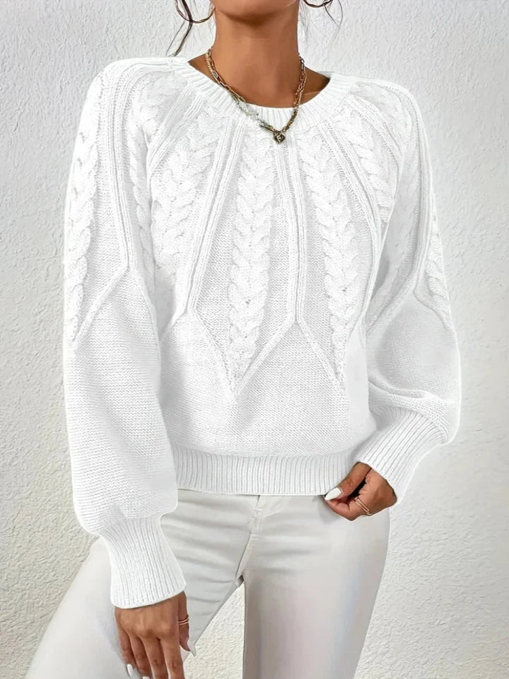 Mila - Chic Cable Knit Sweater