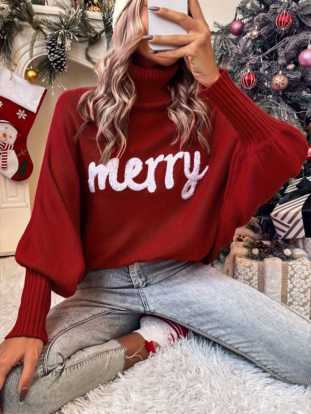 Nova | Merry Christmas Turtleneck