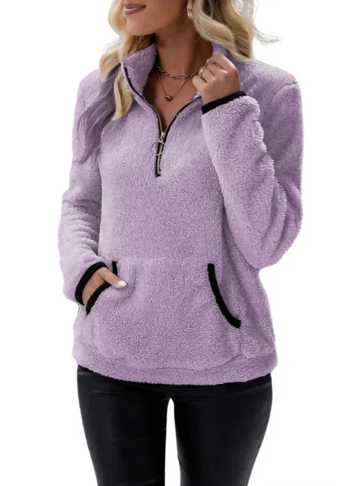 Harper - Cozy Sherpa Pullover