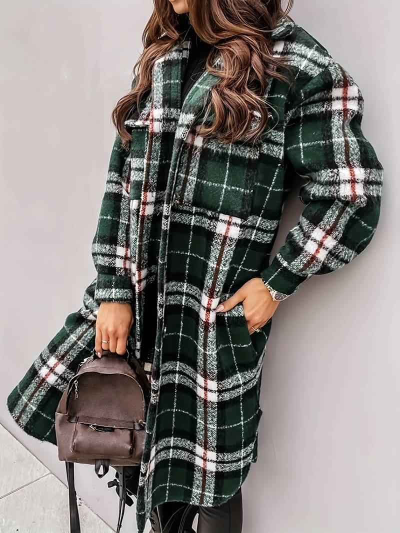 Rika - Trendy Checked Jacket