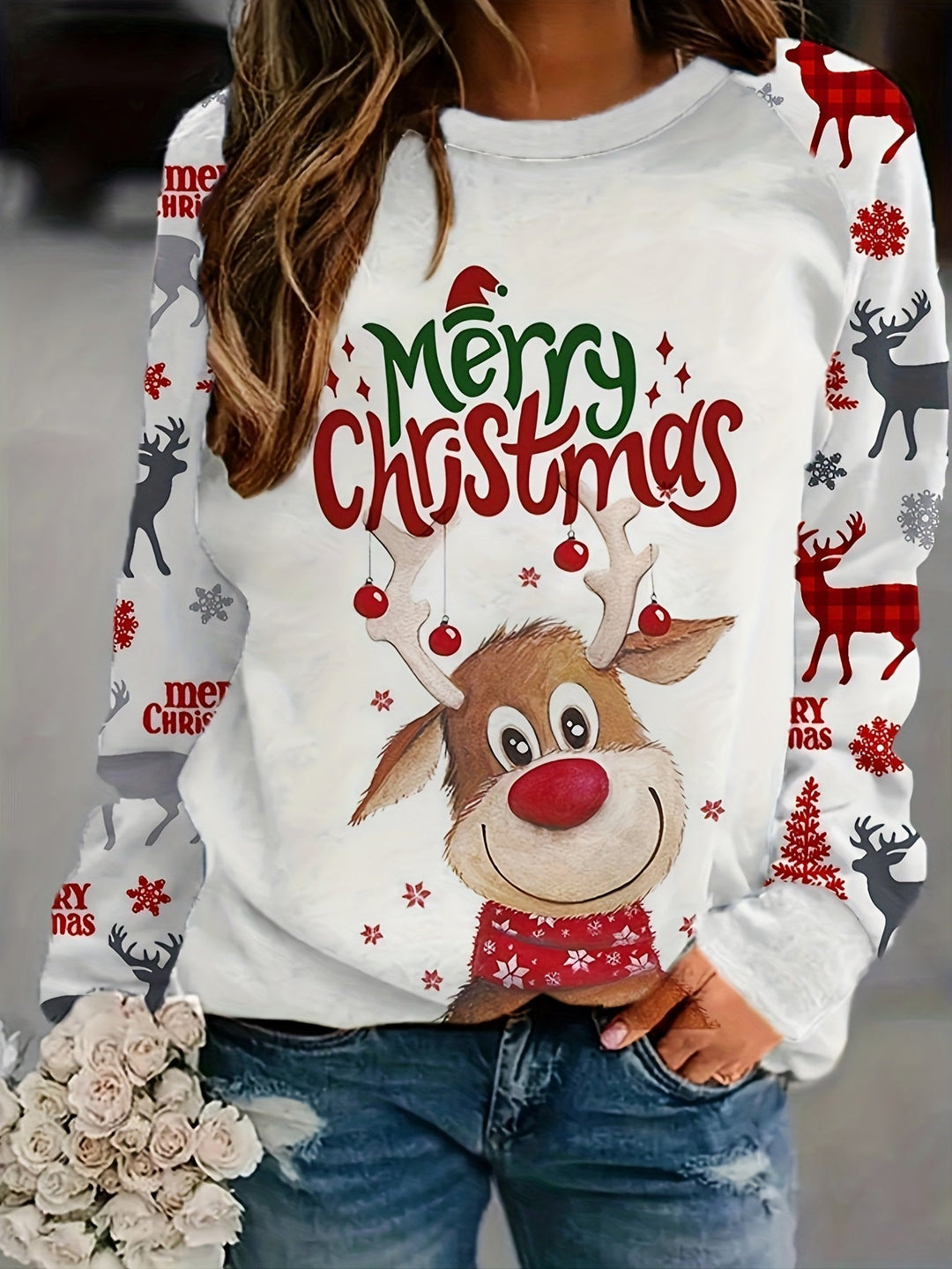 Freya | Merry Christmas Sweatshirt