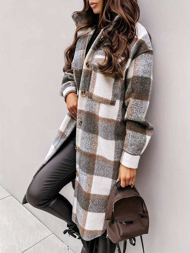 Rika - Trendy Checked Jacket