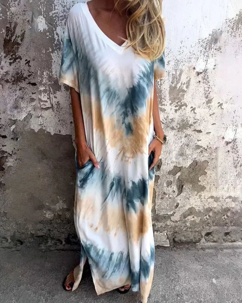 Tyla - Tie Dye Bohemian Dress