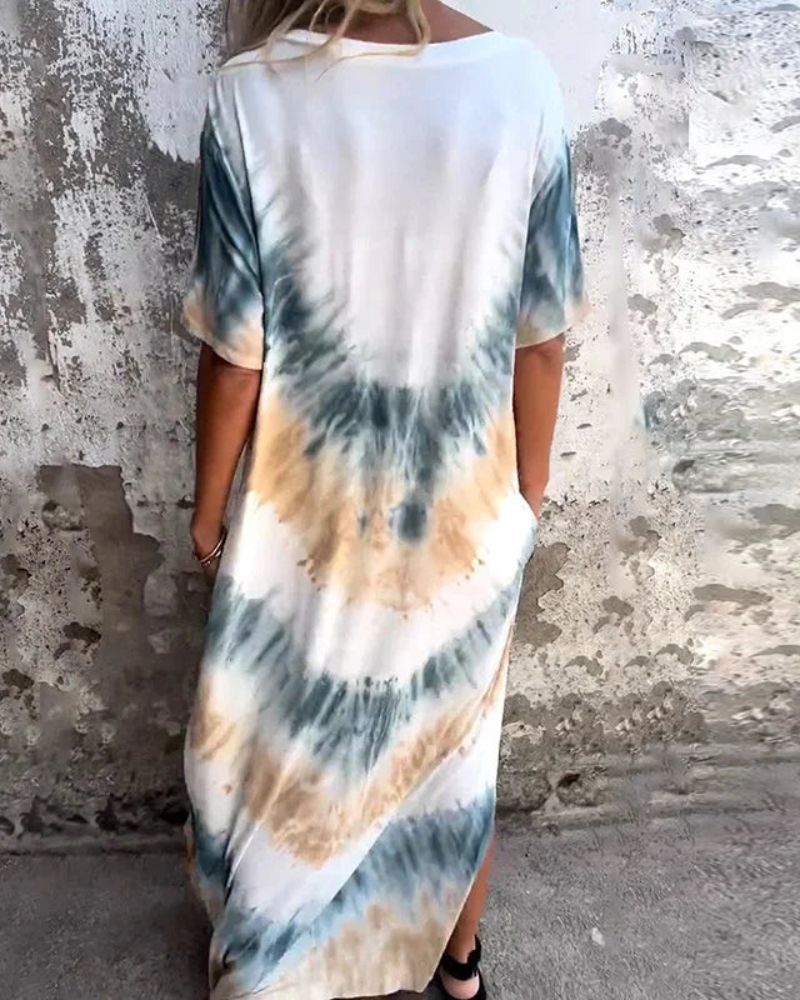 Tyla - Tie Dye Bohemian Dress
