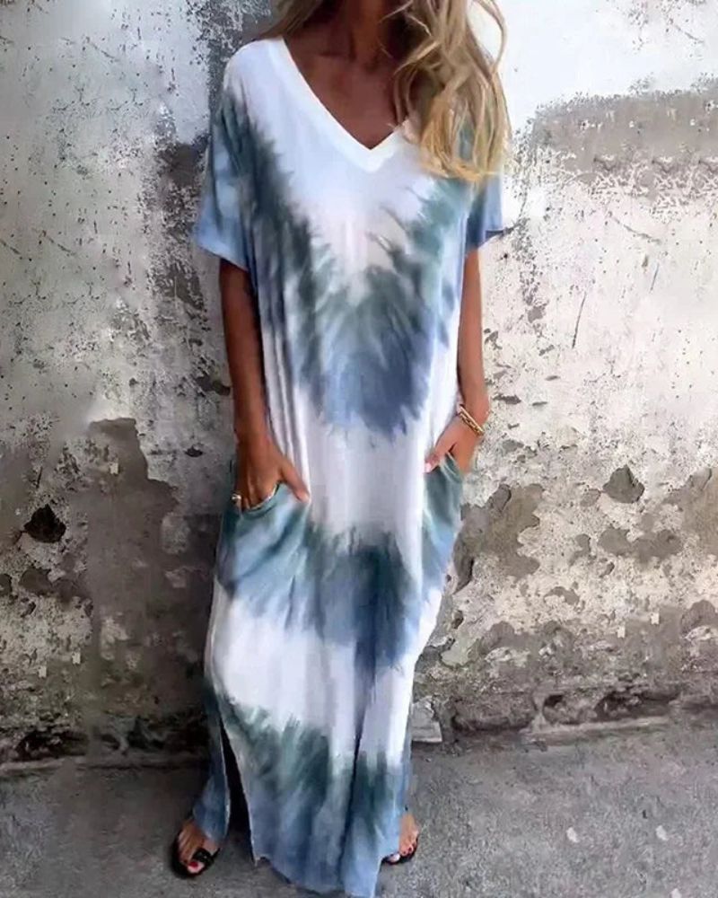 Tyla - Tie Dye Bohemian Dress