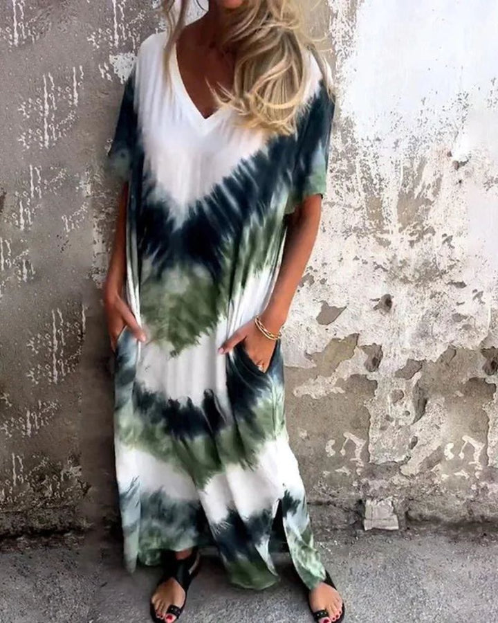 Tyla - Tie Dye Bohemian Dress