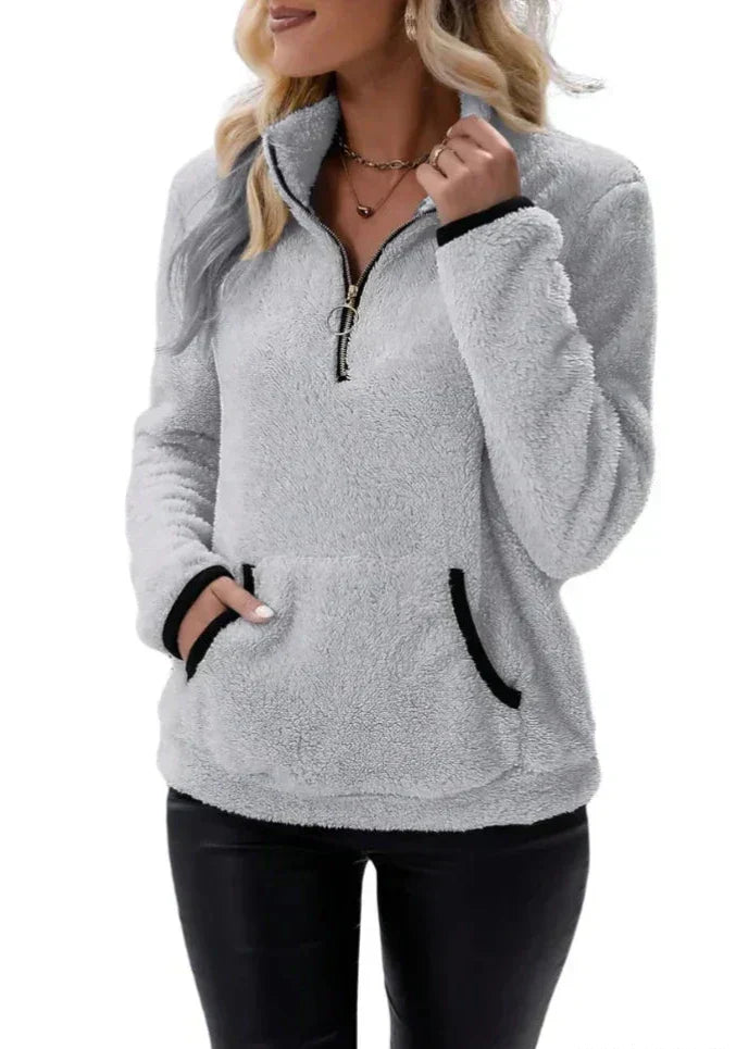 Harper - Cozy Sherpa Pullover