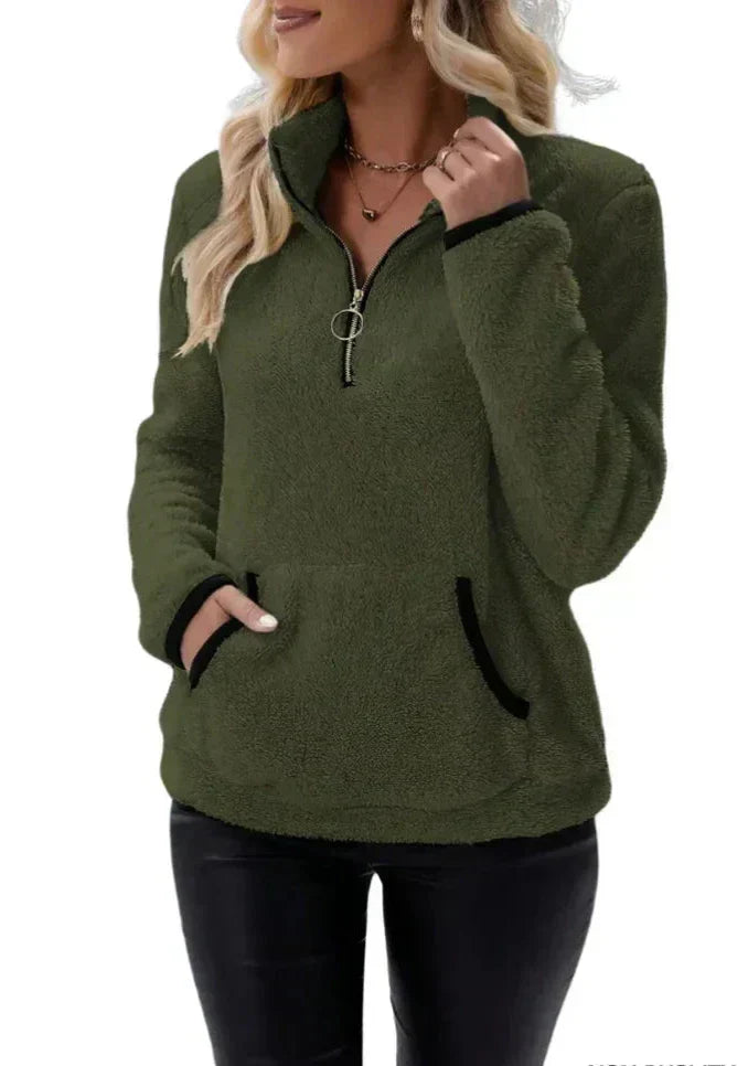 Harper - Cozy Sherpa Pullover