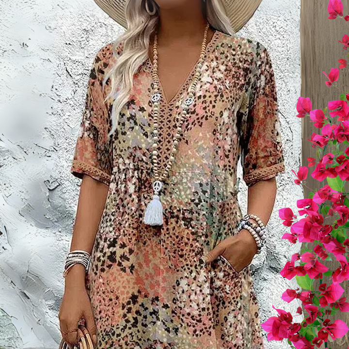 Cassandra - Flowing Boho Dress