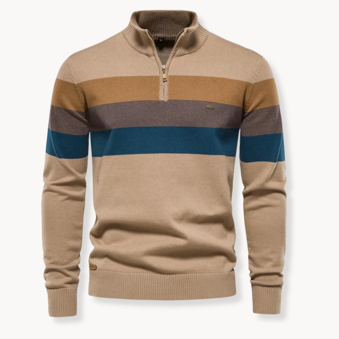 Calvin - Casual Quarter-Zip Pullover