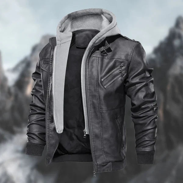 Dave - Leather Winter Jacket