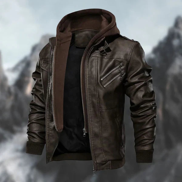 Dave - Leather Winter Jacket