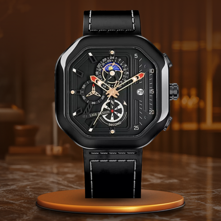 Luxury Waterproof Quartz Chronograph Watch