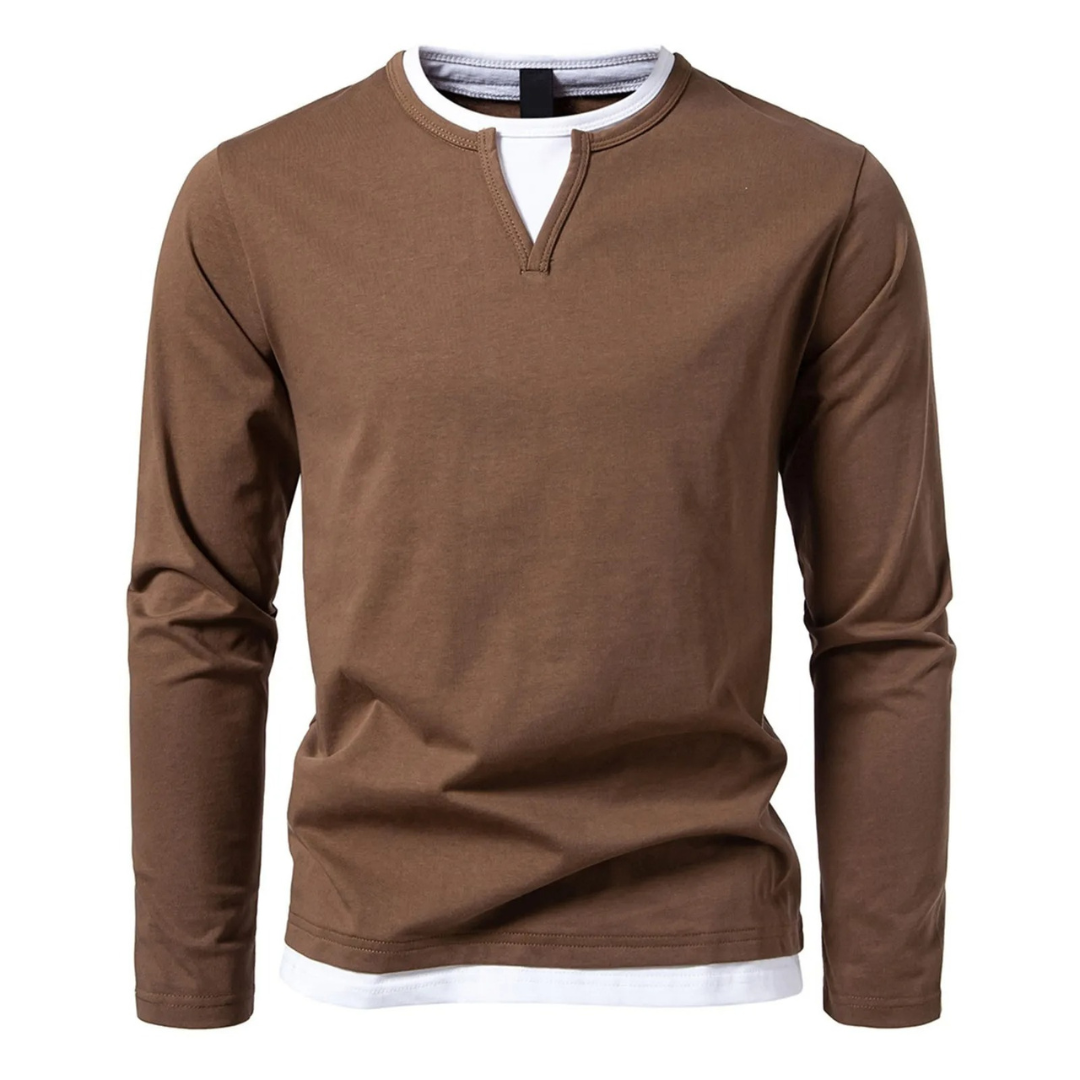 Bryce - Layered Long Sleeve Shirt