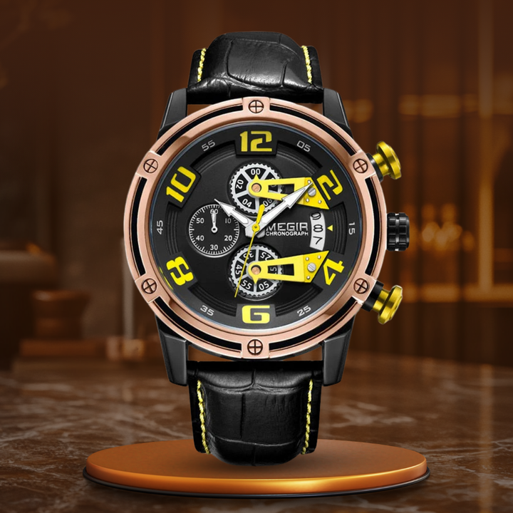 Men's Luminous Quartz Chronograph Watch