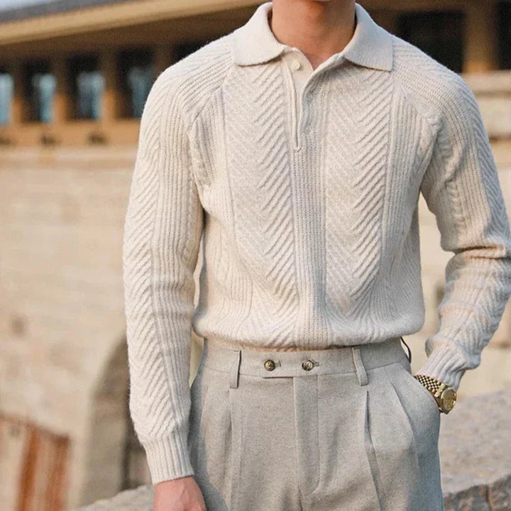 Charles - Knitted Polo Shirt