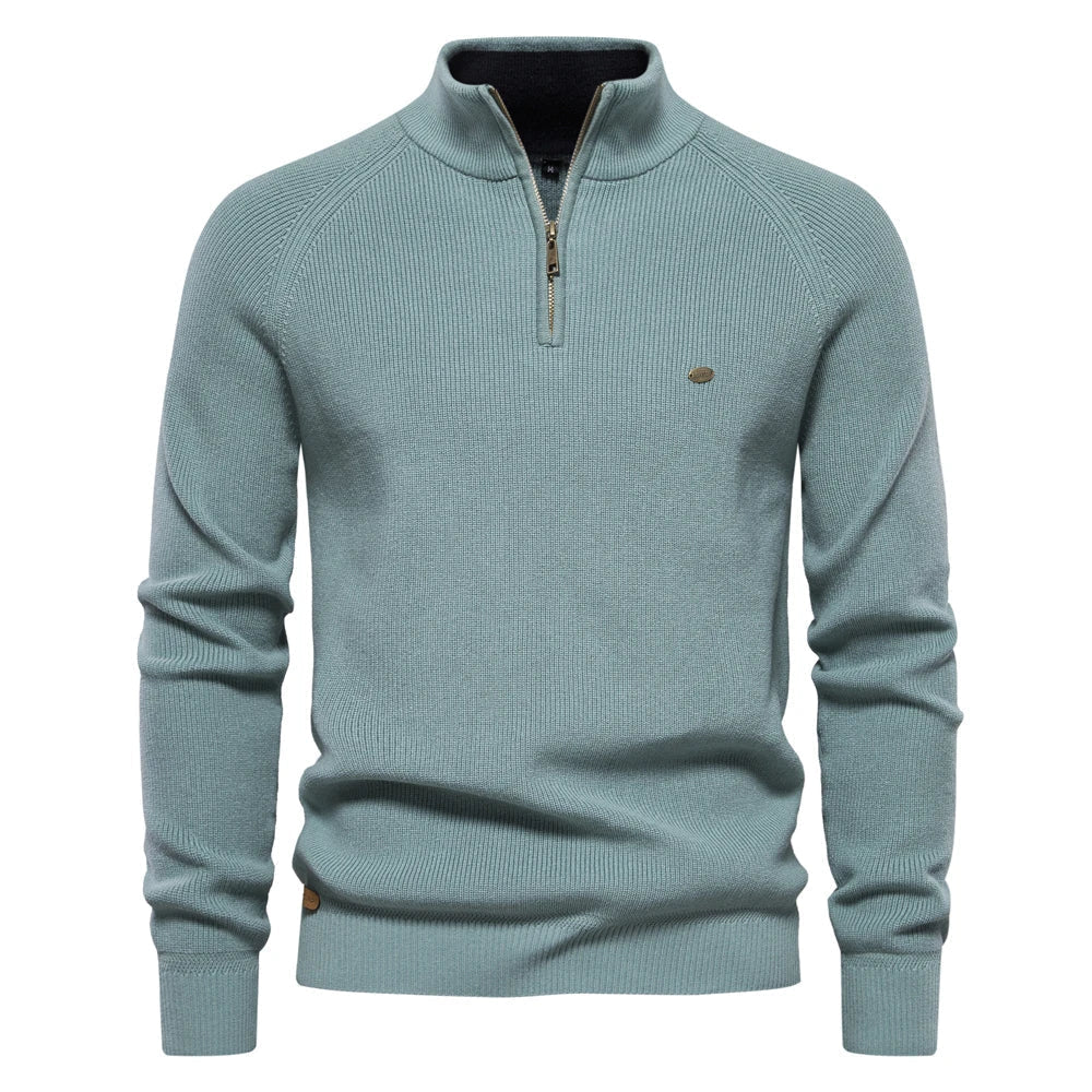 Wyatt - Casual Quarter-Zip Sweater