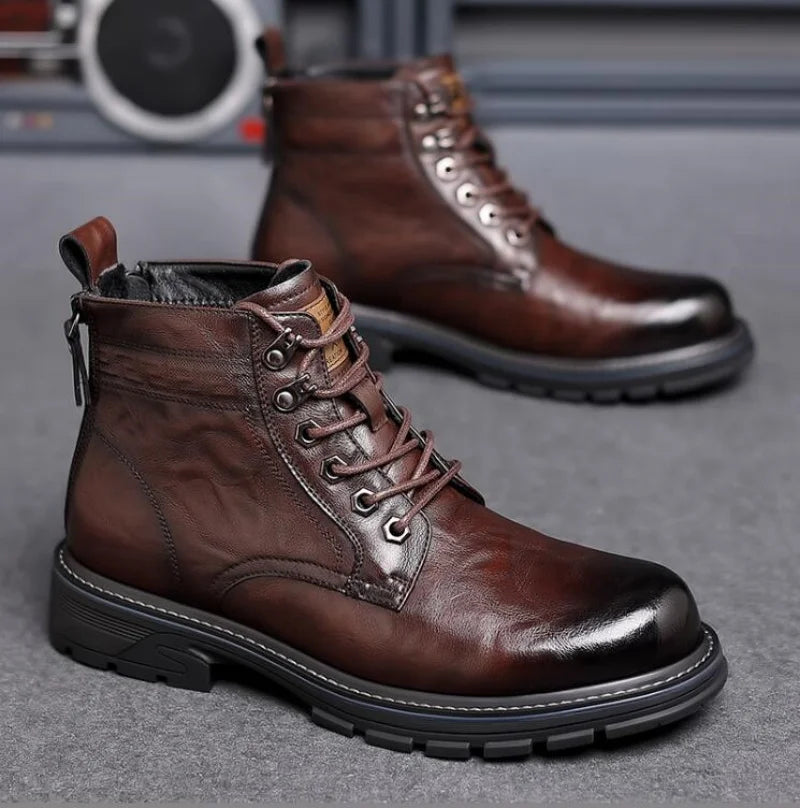 Arthur - Men's Leather Ranger Boots