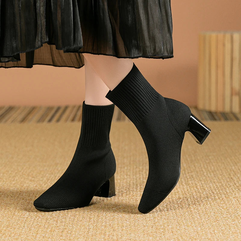 Joya - Elegant Boots with Heels