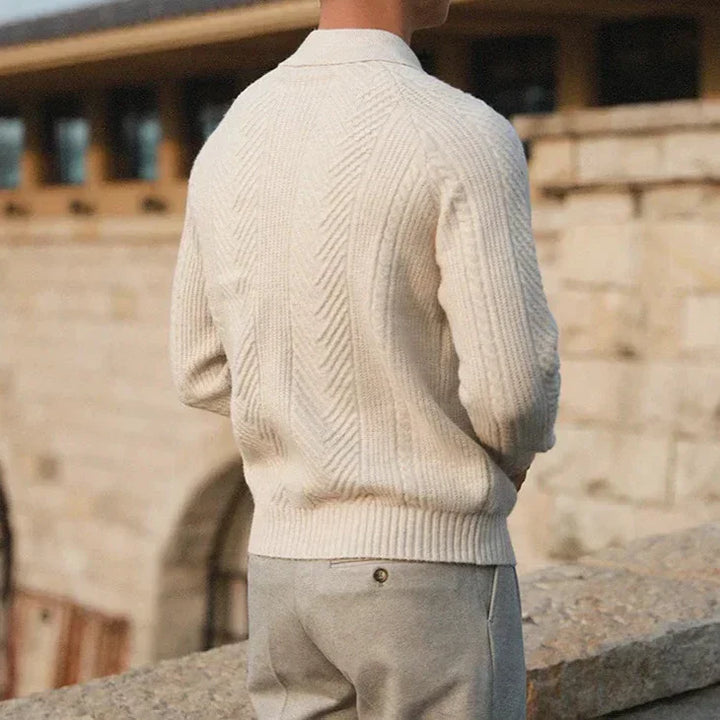 Charles - Knitted Polo Shirt