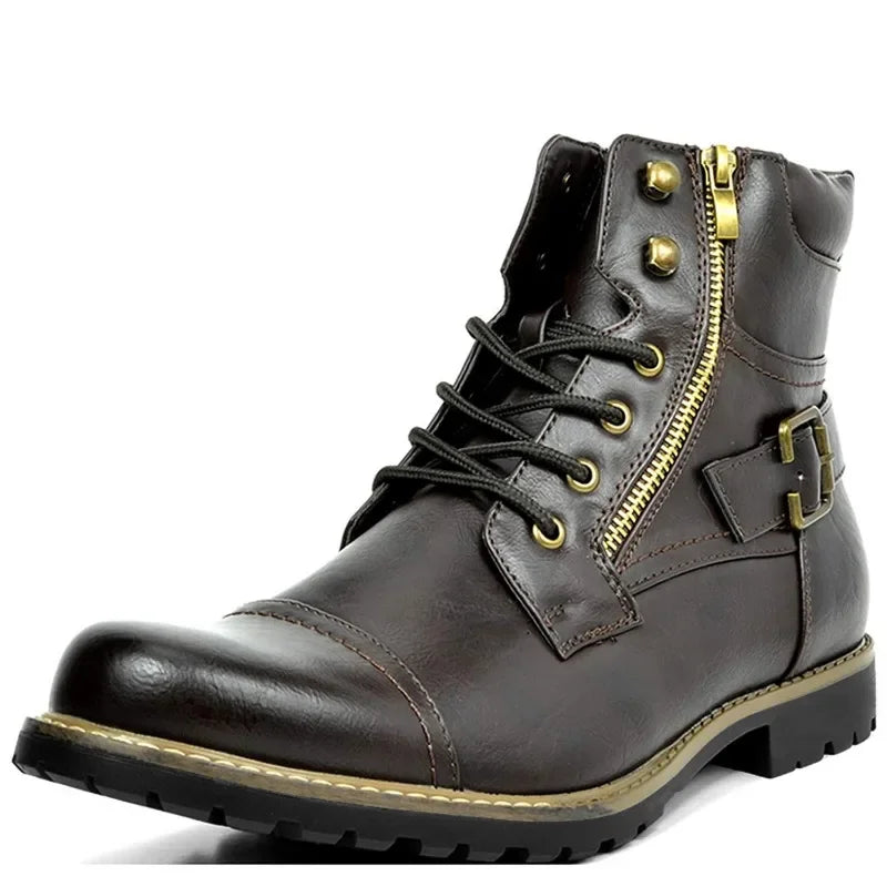 Jack - Lace-up Leather Boots