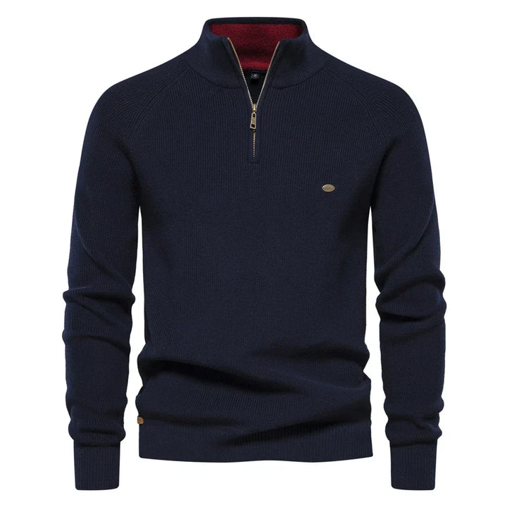 Wyatt - Casual Quarter-Zip Sweater