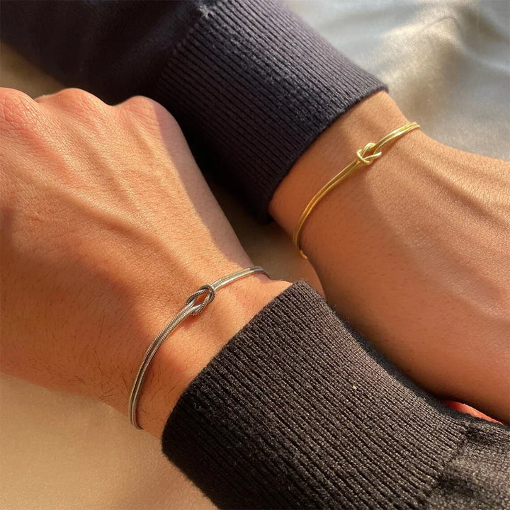 Tess - Gold Plated Couple Bracelets