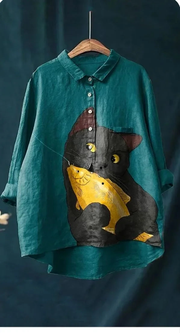 Ula - Cat Art Shirt