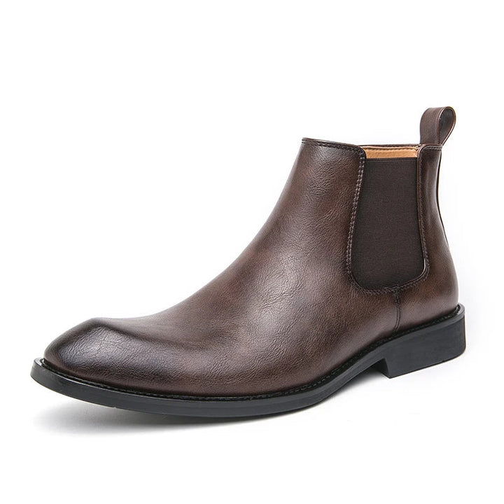 James - Zipped Leather Chelsea Boots