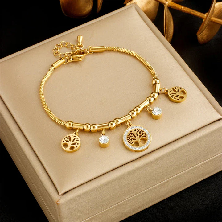 Sam - Round Tree Bracelet