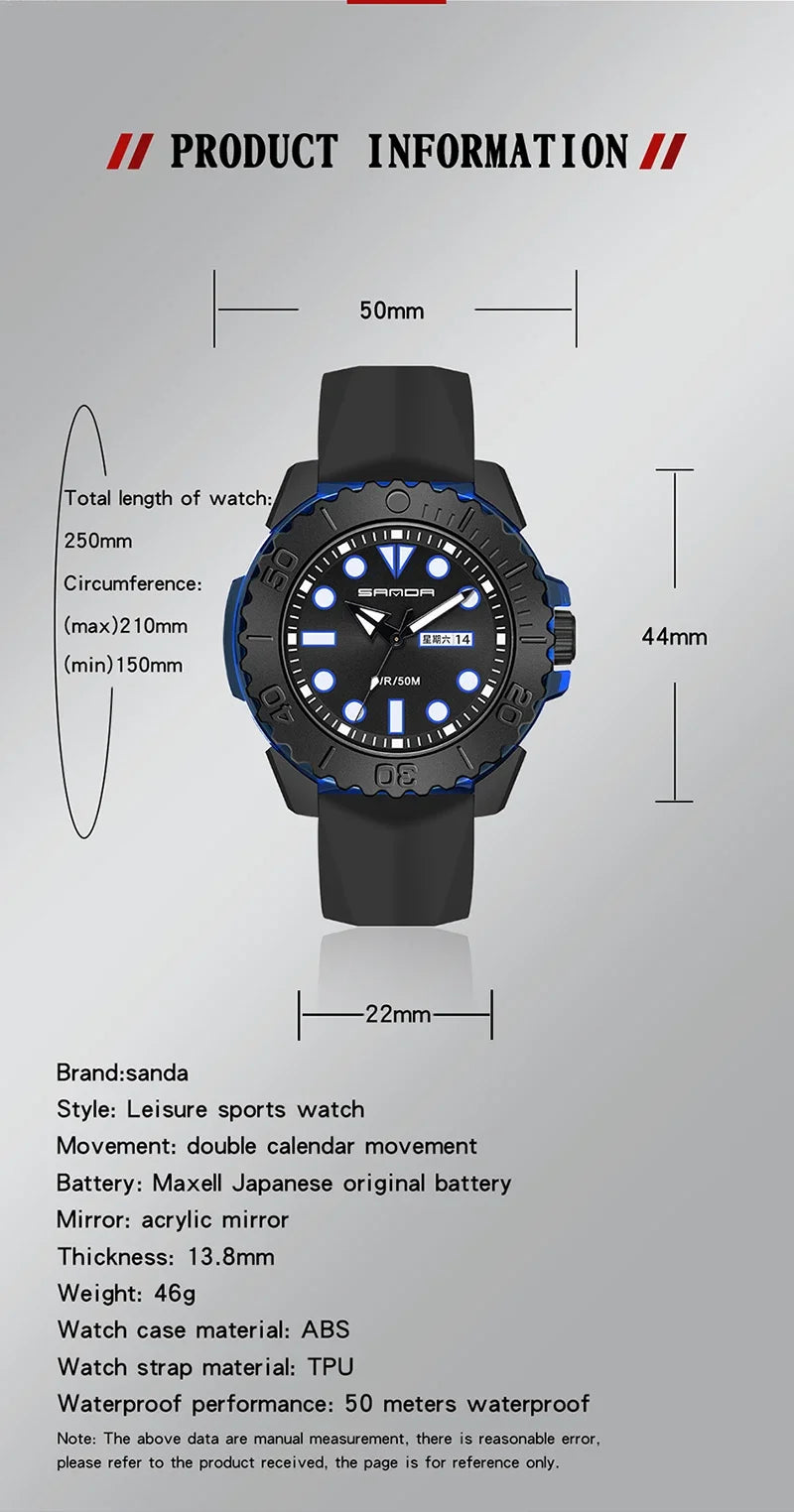 Durable Military Sports Watch