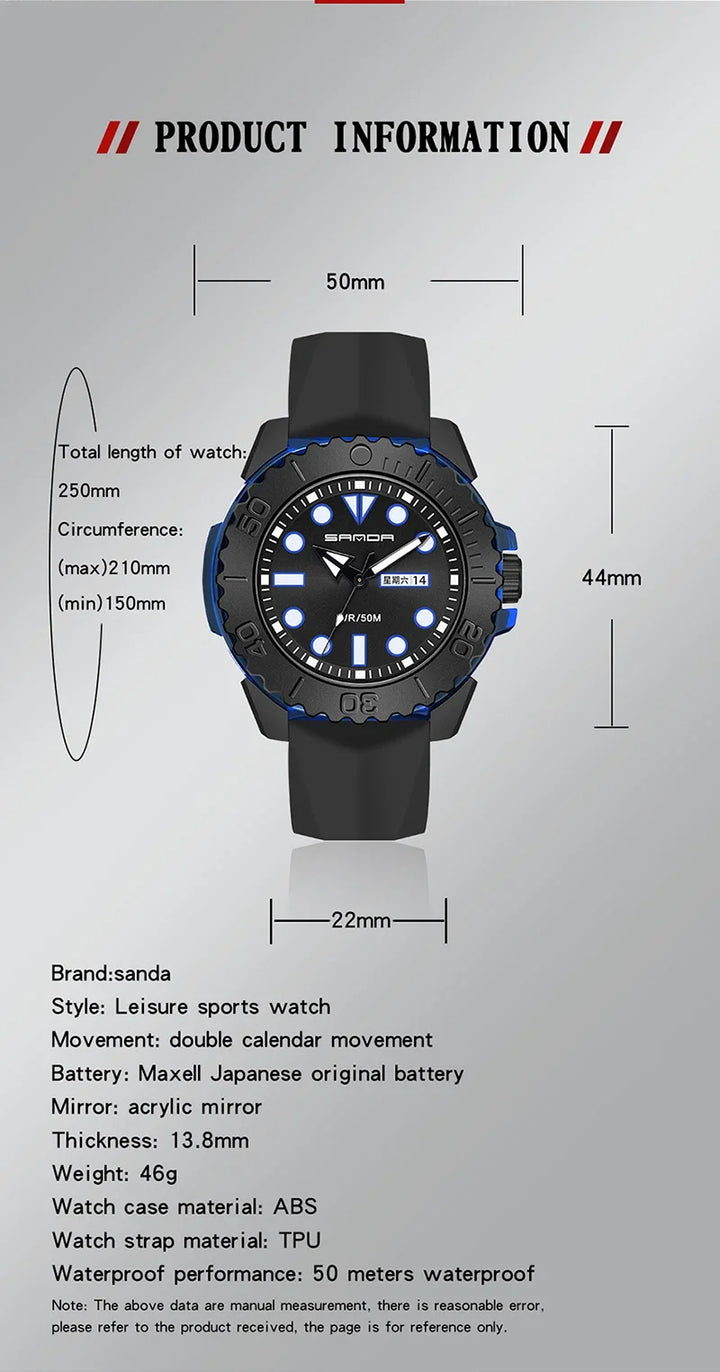 Durable Military Sports Watch