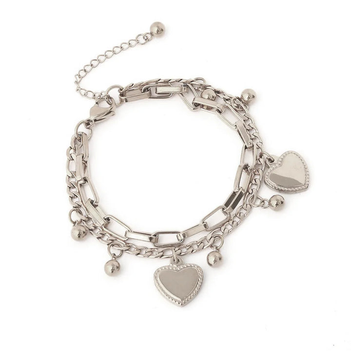 Valerie - Multilayer Steel Love Bracelet