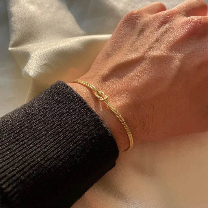 Tess - Gold Plated Couple Bracelets