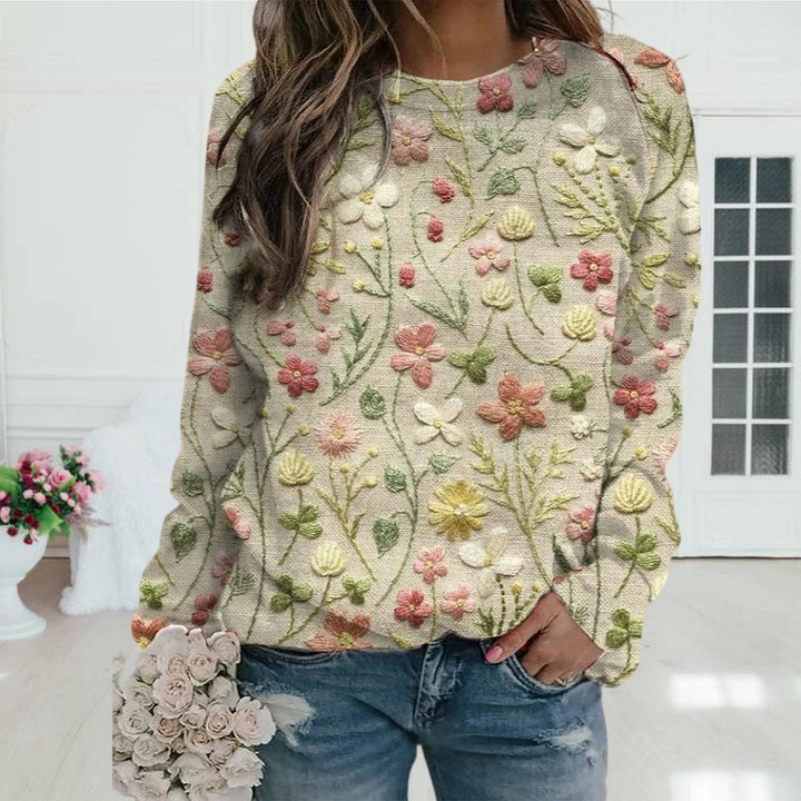 Flora - Floral Sweater