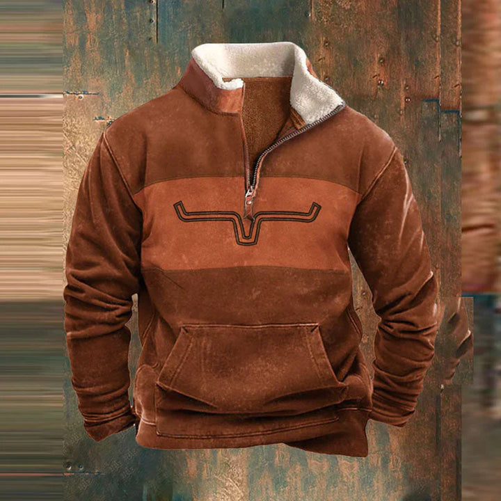 Dave - Comfortable Zip Sweater