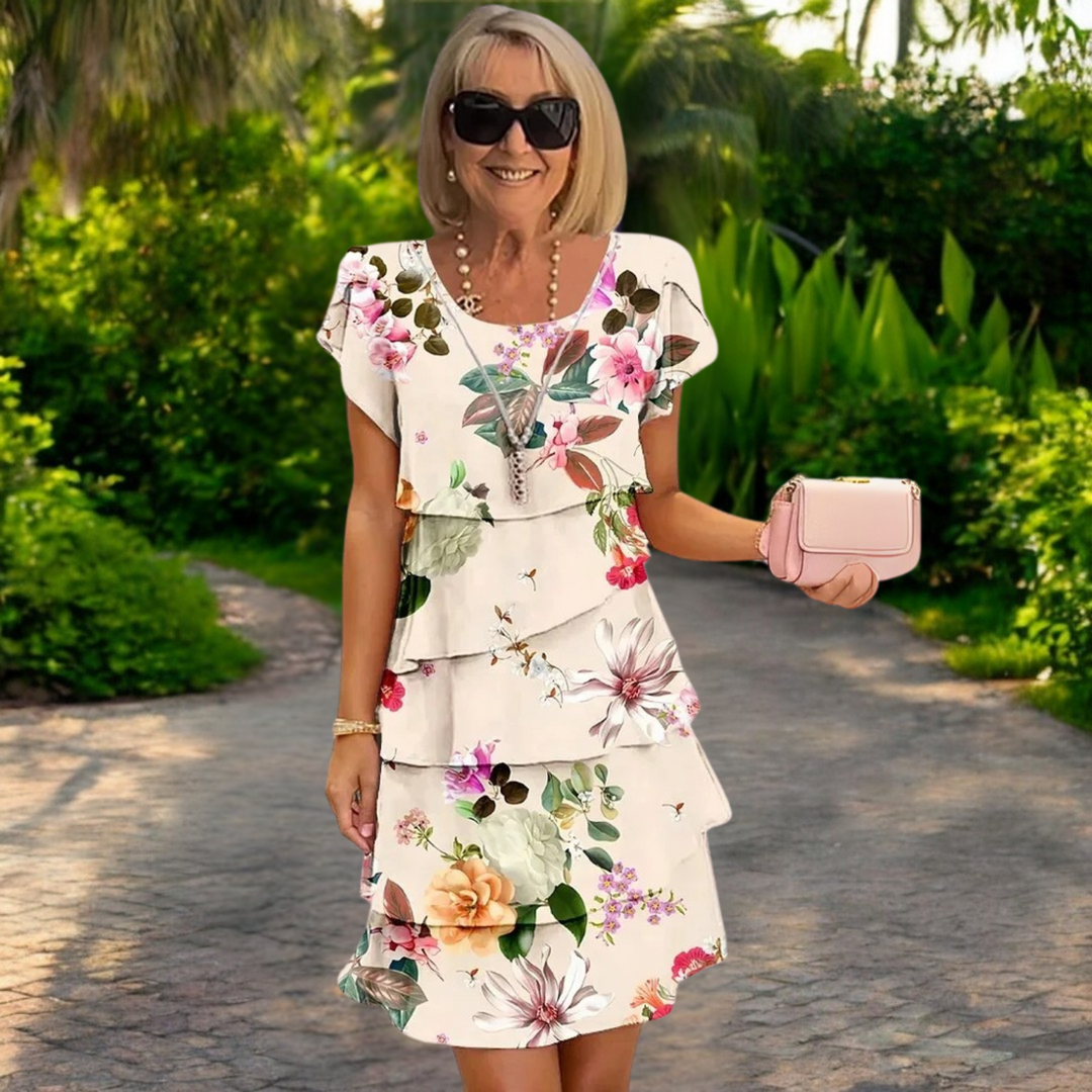 Vivienne - Floral Layered Dress