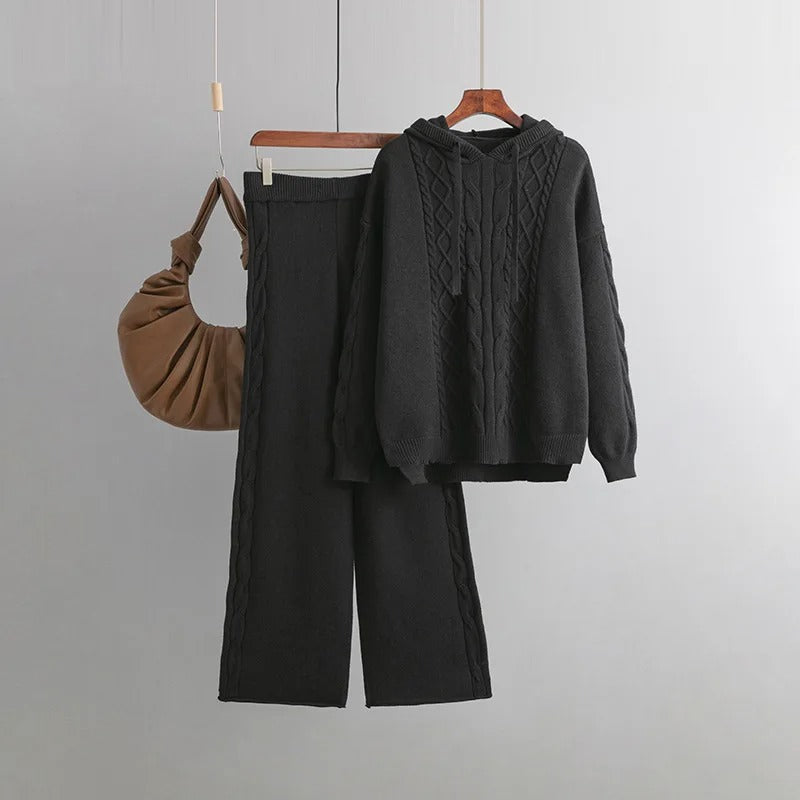 Rosie - Super Comfortable Oversized Knitted Suit Set