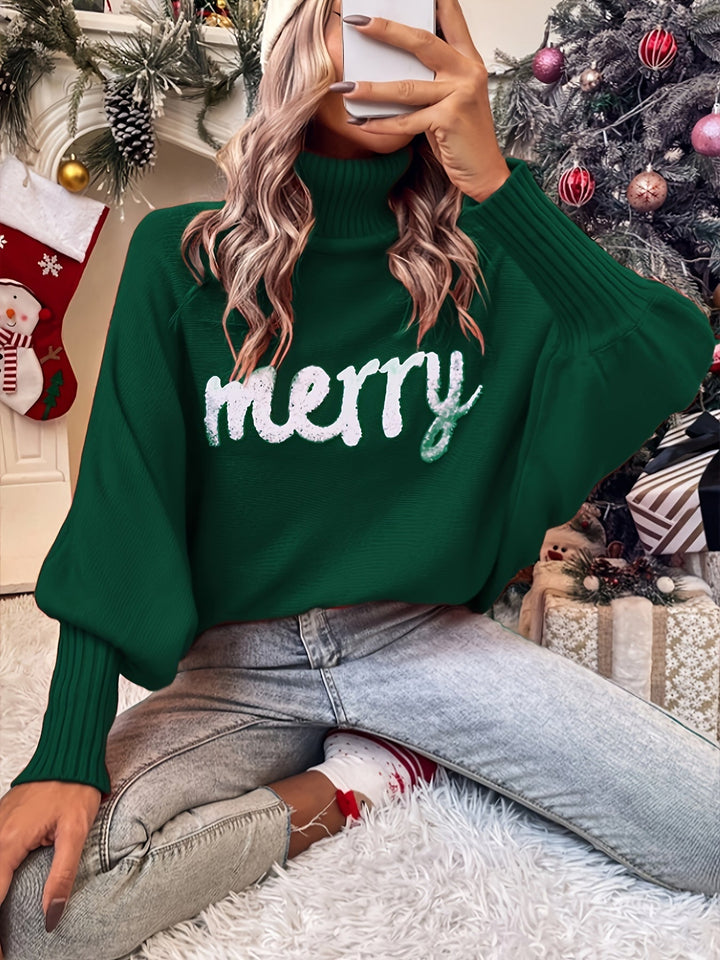 Nova | Merry Christmas Turtleneck
