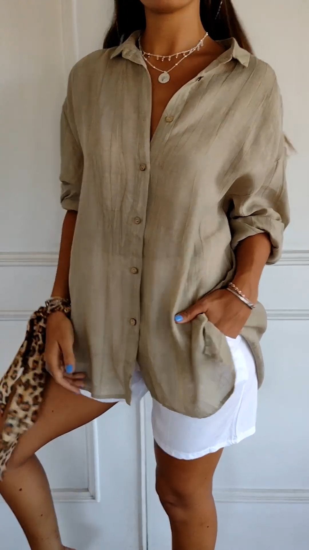 Emily - Elegant Oversized Blouse