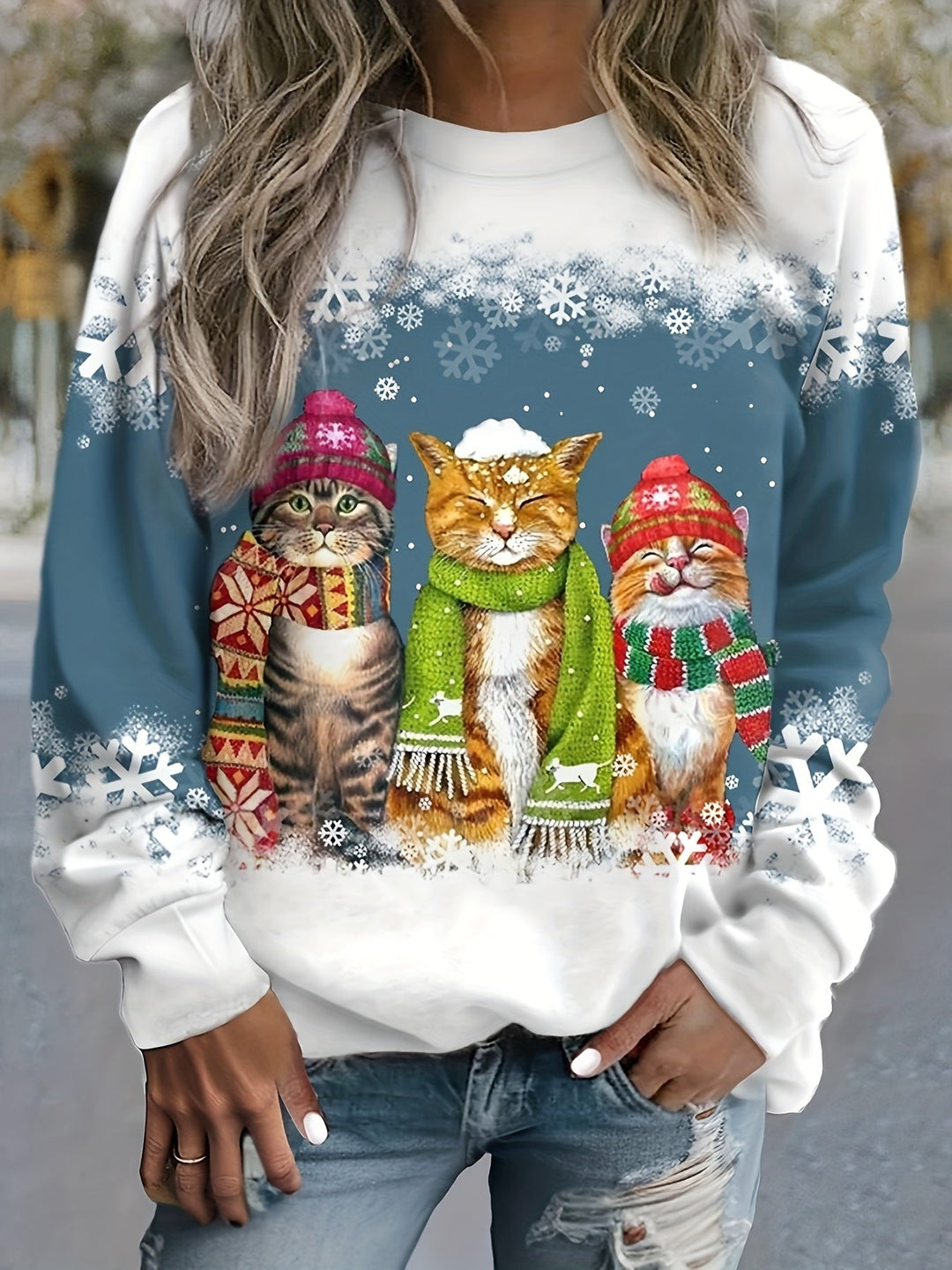 Aurora | Christmas Cat Sweater