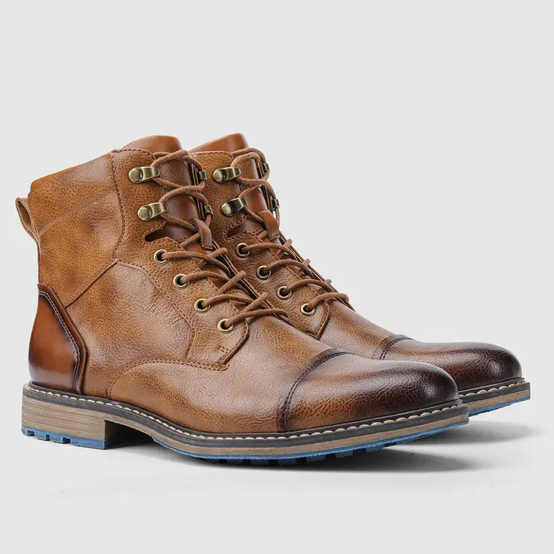 Nathan - Leather Voyager Boots