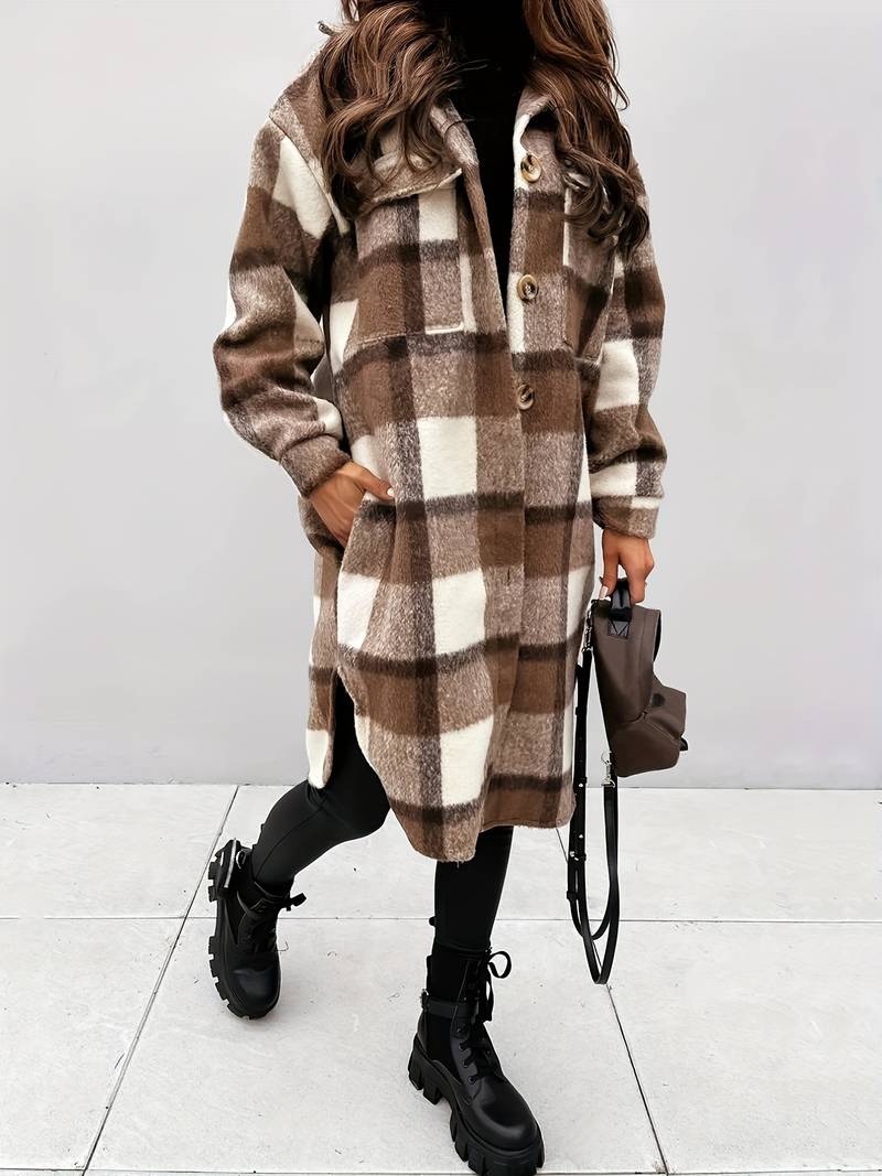 Rika - Trendy Checked Jacket