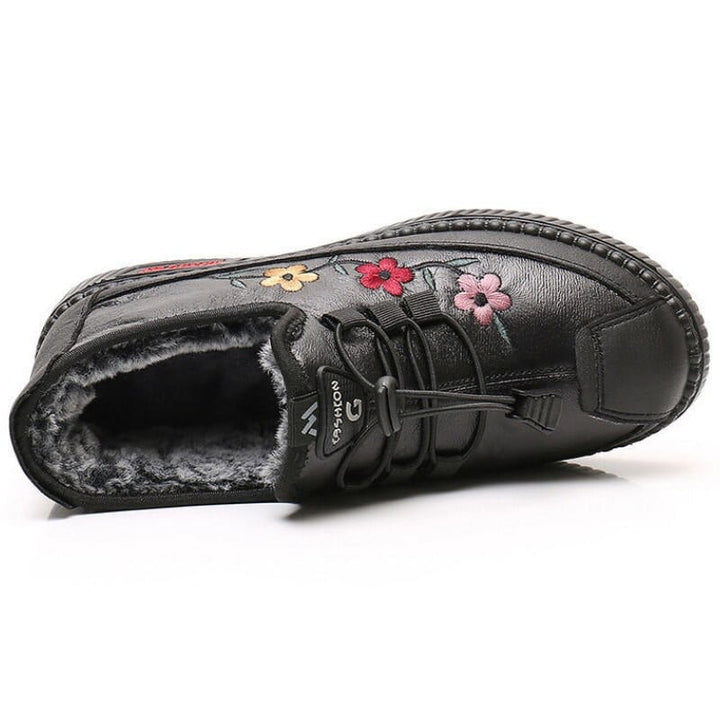 Hilary - Warm Leather Moccasin Comfort