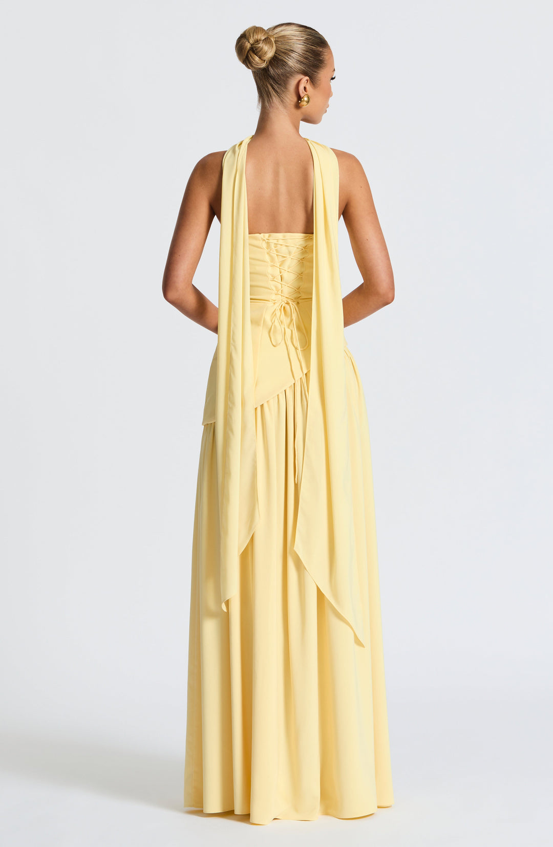 Jaycie - Stunning Strapless High Slit Maxi Dress