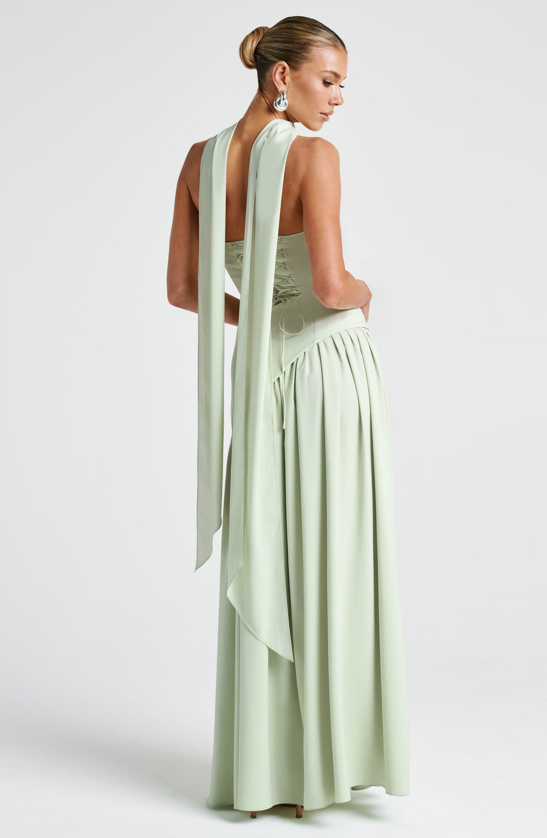 Jaycie - Stunning Strapless High Slit Maxi Dress