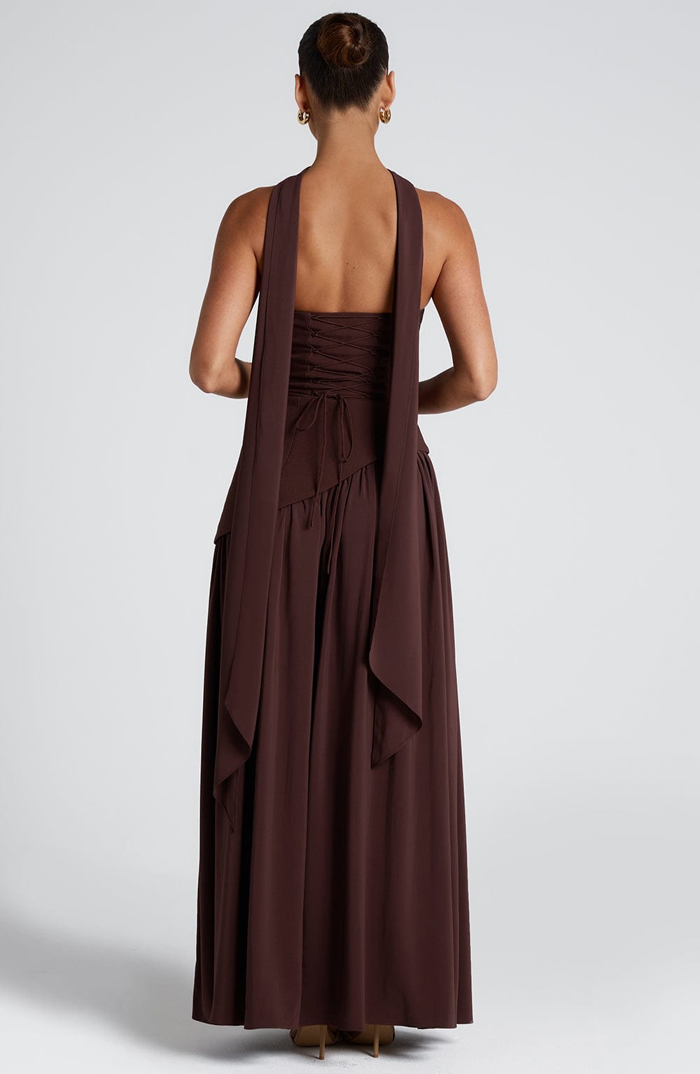 Jaycie - Stunning Strapless High Slit Maxi Dress
